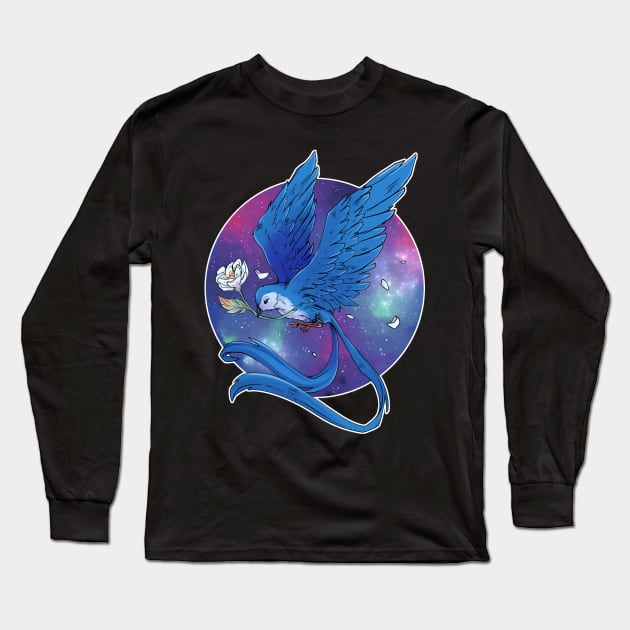 On Wings of Hope (Black Variant) Long Sleeve T-Shirt by rbillustration